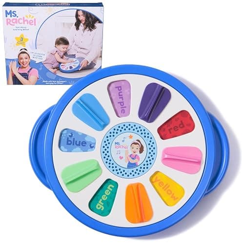 Ms. Rachel Official Spin Along Learning Wheel with 3 Learning Play Modes, Educational Toys & Toddler Toys for Girls & Boys Ages 1-3+ - Image 1