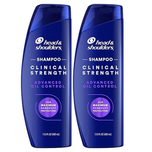 Head & Shoulders Clinical Dandruff Shampoo Twin Pack, Prescription Strength, Oil & Flake Control, Seborrheic Dermatitis Relief, Citrus, 13.5 Fl Oz Each (Set of 2) - Image 1