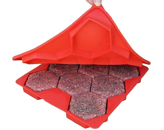 Shape+Store Burger Master Innovative 8-in-1 Burger Press & Freezer Container Makes 8 Quarter-Pound Burgers 32 Oz., Tasty Amazing Burgers, Easy-To-Clean & Dishwasher Safe - Image 1
