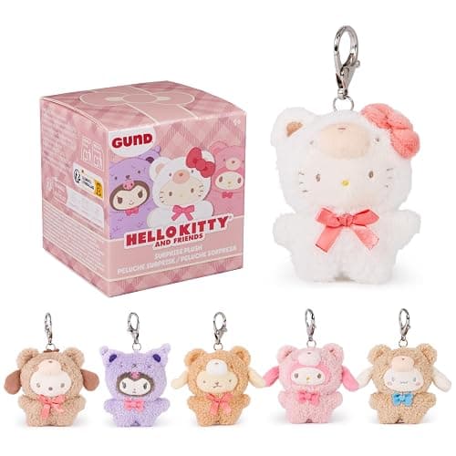 Sanrio Blind Bag - Sanrio Hello Kitty and Friends Café Latte Surprise Plush Toy, Mystery Unboxing Stuffed Animal for Ages 1 and Up, Multicolor, 3.5” (1 of 6 Styles) - Image 1