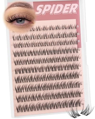Spider Lash Clusters Wispy Fluffy Eyelash Clusters Natural Cluster Eyelash Extensions Breeze Individual Lashes Clusters Clear Band Cluster Lashes Pestañas Postizas Naturales by TNFVLONEINS - Image 1