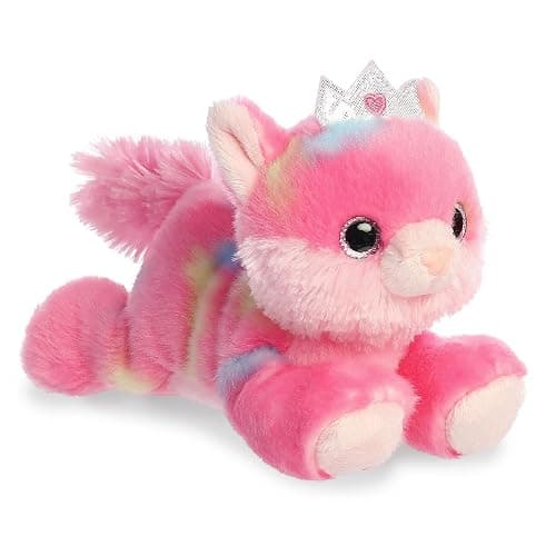 Aurora® Vibrant Bright Fancies™ Princess Frutti Kitty™ Stuffed Animal - Eye-Catching Fun - Delightful Cuddles - Pink 7 Inches - Image 1