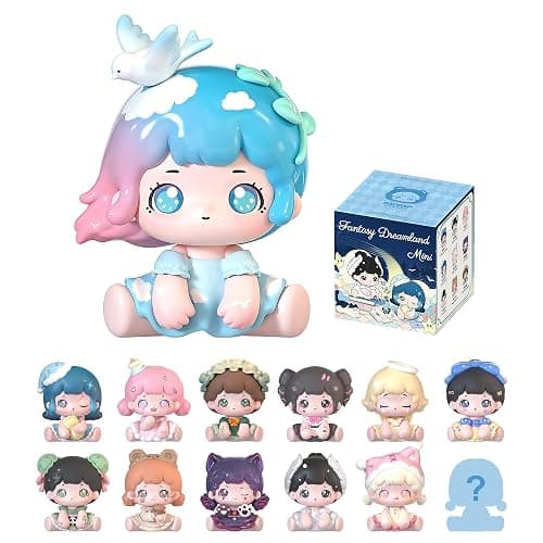Popobox Fantany Dreamland Mini Series Blind Box Figures, Random Design Action Figures Collectible Toys for Birthday Gift, Home Decorations, Single Box - Image 1