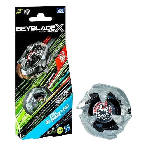 Beyblade X Keel Shark 1-60Q Booster Pack Set with Attack Type Top; Authentic Takara Tomy Battle Tops Games/Toys for Boys and Girls 8+ - Image 1
