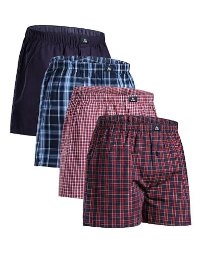 DANISH ENDURANCE Men's Organic Cotton Boxer Briefs for Everyday, 100% Cotton Underwear for Work, Loose Fit, 3 & 6 Pack - Image 1