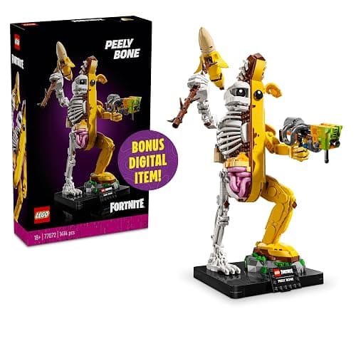 LEGO Fortnite Peely Bone - Collectible Fortnite DIY Kit for Adults, Ages 18+ - Building Set for Home Decor, Office or Bedroom - Gift Idea for Fans of Video Game - 77072 - Image 1