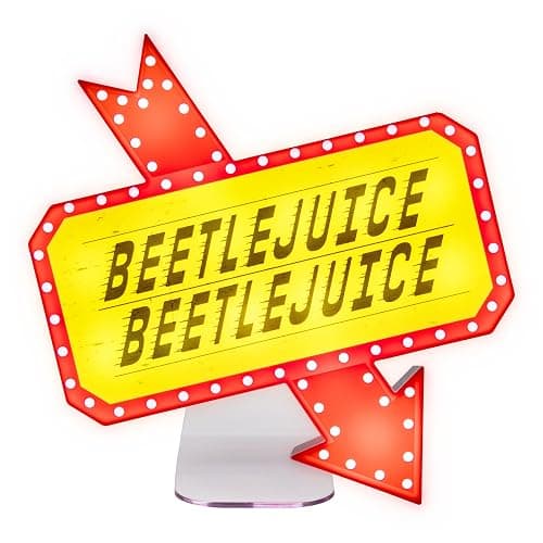 Paladone Beetlejuice Icon Accent Light - Officially Licensed Merchandise from Iconic Retro Horror Movie, Spooky Room Decor and Gift, Gothic Bedroom Accessory and Nightlight for All Ages - Image 1