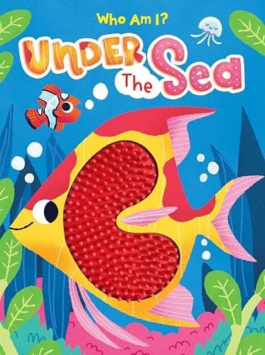 Under the Sea - Silicone Touch and Feel Board Book - Sensory Board Book (Touch & Feel Sensory Board Books for Baby & Toddler Time) - Image 1