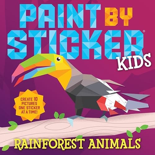 Paint by Sticker Kids: Rainforest Animals - Image 1