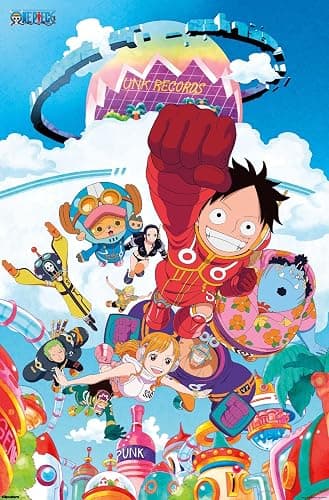 Trends International One Piece: Egghead Arc - Future Island Group Wall Poster, 34L x 22.4W, Unframed Version - Image 1