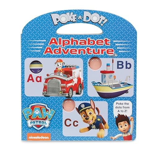 Melissa & Doug PAW Patrol Children's Book - Poke-A-Dot: Alphabet Adventure - Image 1