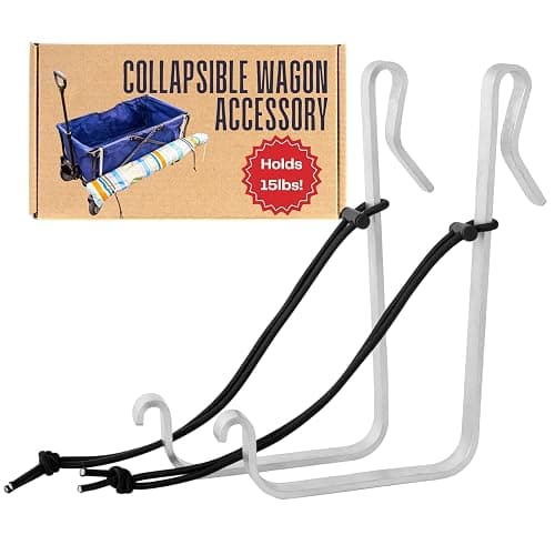 Kalinar Large Wagon Hooks - Heavy Duty for Camp Chairs & Umbrellas (1-Pack) | Hang Camp Chairs, Umbrellas & Gear From Your Wagon, Heavy-Duty for Beach, Camping & Travel Days - Image 1