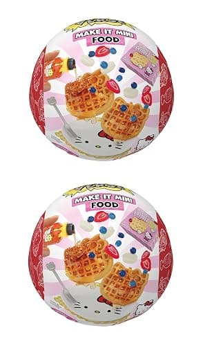MGA's Miniverse Make It Mini Food Hello Kitty (2 Pack), Mini Collectibles, Sanrio, Mystery Blind Packaging, DIY, Crafts, Resin Play, Replica Food, Novelty, NOT Edible, 8+ - Image 1