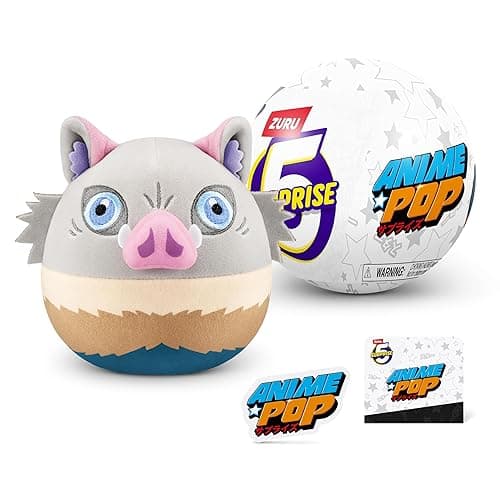 Anime Pop Series 1 5" Plush, Mystery Unbox Anime Characters, Naruto, Demon Slayer, Bleach and more by ZURU - Image 1