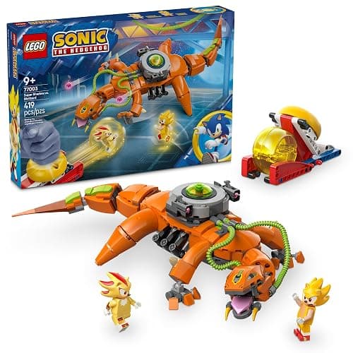 LEGO Sonic The Hedgehog Super Shadow vs. Biolizard, Gamer Gift for Boys and Girls, Fun Collectible Playset for Kids and Video Game Character Fans Who Love Action Toys 77003 - Image 1