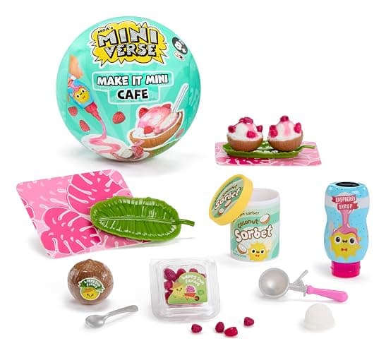 MGA's Miniverse Make It Mini Café Series 6 or Series 7 – DIY Mini Food Mystery Capsule, Series and Style May Vary, Ages 8+ - Image 1