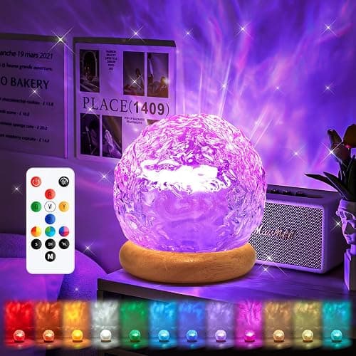 Christmas Gifts Teen Girls Kids Crystal Light Projector, 216 Modes Mood Lighting for Bedroom, Remote & USB Control Room Lights for Bedroom, Ambient Lighting Aesthetic Room Decor for Teen Girls Gifts - Image 1