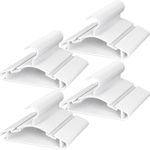 GoodtoU Baby Hangers 100Pack Kids Plastic Baby Clothes Hangers for Closet Small Children Infant Toddler Child - Image 1
