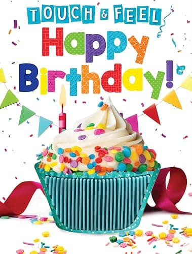 Happy Birthday - Touch and Feel Board Book - Sensory Board Book (Touch & Feel Sensory Board Books for Baby & Toddler Time) - Image 1