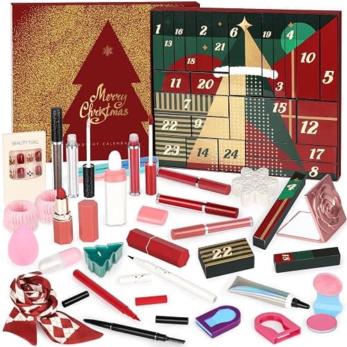 Makeup Advent Calendar 2025 for Teen Girls, 24 Individually Boxed Christmas Countdown Beauty Advent Calendar Kit Women, 2025 Advent Calendar Make Up Gift Set - Image 1