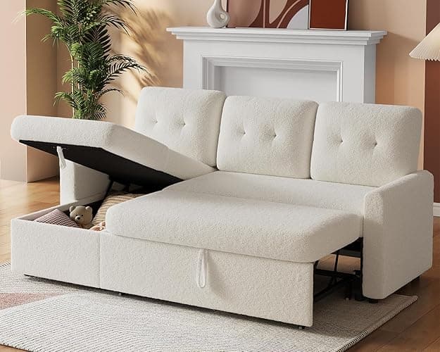 IULULU L Shaped Sleeper Sofa