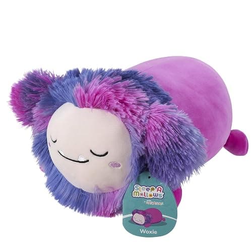 Squishmallows Original 12in Woxie The Magenta Bigfoot Sleepamallows – Official Jazwares Plush (Medium-Sized) - Image 1