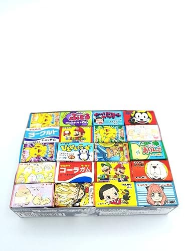 Japanese Gum Assorted Set 60 Pieces Multiple Flavors, Yogurt, Cola, Soda, Strawberry, Grape Flavors - Image 1