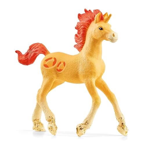 Schleich bayala, Collectible Unicorn Toy Figure for Girls and Boys, Peach Rings Unicorn Figurine (Dessert Series), Ages 5+ - Image 1