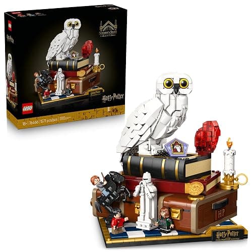 LEGO Harry Potter Sorcerer’s Stone – Collectors’ Edition Building Set for Adults - DIY Craft Kit for Women & Men, Ages 18+ - Buildable Hedwig & 3 Minifigures - Gift Idea for Birthdays - 76466 - Image 1