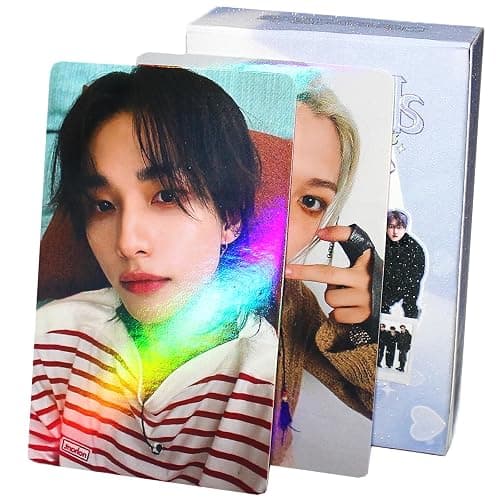 Stray Kids Laser Photocard 55pcs Stray Kids Album Photocard Kpop Stray Kids LOMO Cards Kpop Straykids Album Card Stray Kids Photo Cards 5-Star Postcard Gift for Fans Daugher - Image 1
