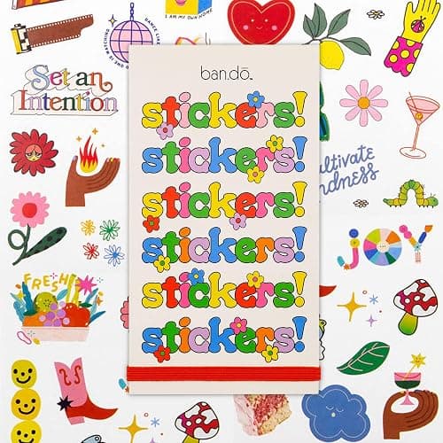 ban.do Sticker Book with Over 700 Assorted Stickers and 35 Sheets with Fun/Colorful/Aesthetic Pack for Scrapbooking Planners or Journals, Issue 9 - Image 1
