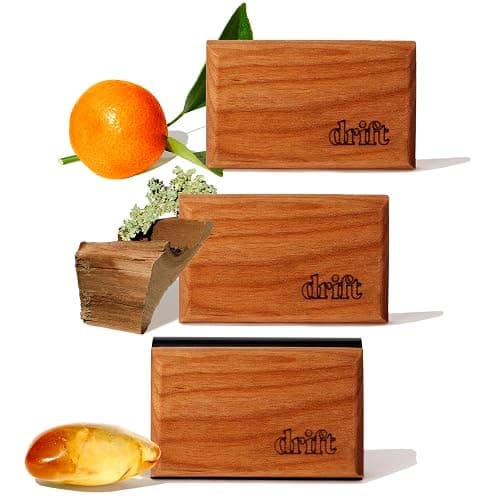 Drift Car Air Freshener Starter Kit - Wooden Deodorizer - Vehicle Odor Remover - Auto Scent Diffuser - Long-Lasting Car Freshening - Variety 3 Pack - CLIP INCLUDED - Image 1
