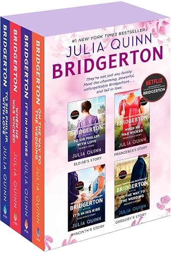 Bridgerton Boxed Set 5-8: To Sir Phillip, With Love / When He Was Wicked / It’s in His Kiss / On the Way to the Wedding - Image 1