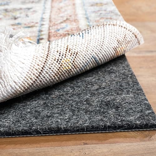 BAGAIL Felt and Natural Rubber Backing Rug Pads 1/4” Thick, 8 x 10 Ft Non Slip Carpet Gripper Keep Rugs in Place, Under Area Rug Protective Cushioned Pads, Carpet Runners, Hardwood Floors Protection - Image 1