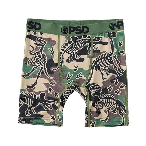 PSD Underwear Boys Boxer Briefs - Animal Print, Comfortable Active Underwear for Boys, Packs & Singles - Image 1