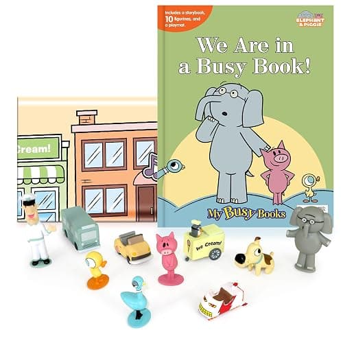 Hidden Pigeon Company Mo Willems My Busy Books - Storybook, 10 figurines, playmat - Image 1