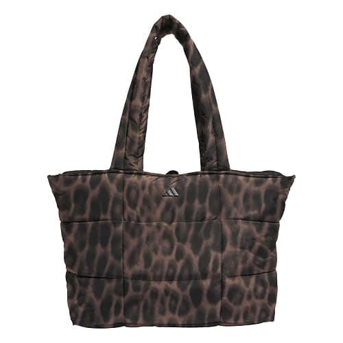 adidas Quilted Puffer Tote Bag | Roomy Interior, Interior Pockets, Cozy Quilted Style, Day-Out Capacity, Premium Metal Branding, Everyday & Court Ready - Image 1