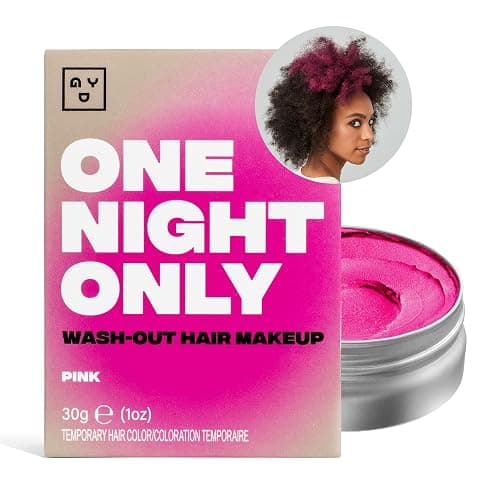 Good Dye Young - One Night Only (Pink) | Temporary Hair Color for Kids & Adults | Hair Chalk Alternative | Easy-to-Use & Wash Out, Vegan, Cruelty-free Color Hair Makeup for Rave, Party & Festival - Pink - Image 1