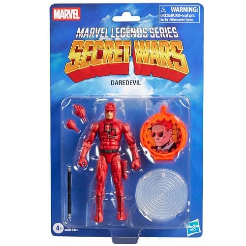 Marvel Legends Series Secret Wars Daredevil, Retro Marvel Comics Collectible 15-cm Action Figure with Lenticular Shield - Image 1