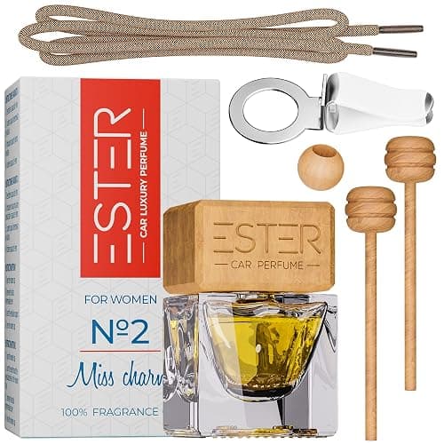 Car Luxury Perfume - Mademoiselle - Air Freshener - №2 Miss Charm: For Women - 1Fl Oz Luxury Essential Oil Diffuser with Sticks - Strong and Long-Lasting Scent - Image 1