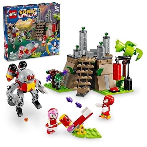 LEGO Sonic The Hedgehog: Knuckles and The Master Emerald Shrine Collectible Video Game Toy Building Set, Comes with 2 Sonic Action Figures, Gamer Gift for Boys and Girls Ages 8 and Up, 76998 - Image 1