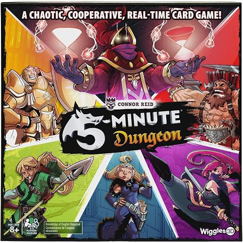 Wiggles 3D 5-Minute Dungeon A Chaotic, Co-Operative, Real-time Card Game | Fast-Paced Board Game | for Families, Ages 8 & up | 2-5 Players - Image 1