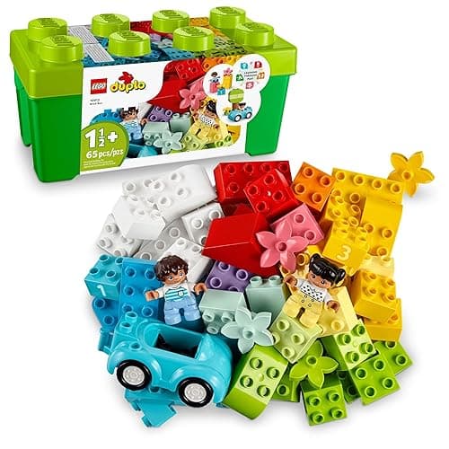 LEGO DUPLO Classic Brick Box Building Blocks - Learning & Educational Toys for Toddlers, Preschool, Ages 1.5+ Years - Develop Fine Motor Skills - Gift for Birthdays - 10913 - Image 1