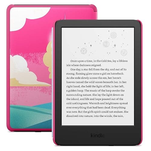 Amazon Kindle Kids 16GB (newest model) - If it breaks, we will replace it, includes ad-free books - Kids read an average of 1+ hour per day with Kindle - Unicorn Valley - Image 1