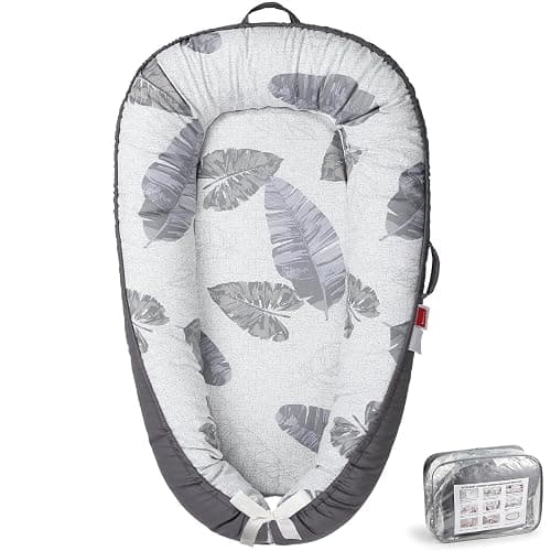 BUTOA Baby Lounger - Breathable & Soft Baby Nest, Portable and Lightweight Tummy Time Lounger for Home and Travel, Ideal Newborn Babies Essentials Baby Shower Gifts - Image 1