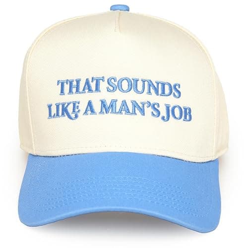 Funky Junque Vintage Canvas Snapback Hat - Adjustable 2 Tone Cap for Men Women - Put It On My, Cowboy, Girl Dad, Funny - Image 1