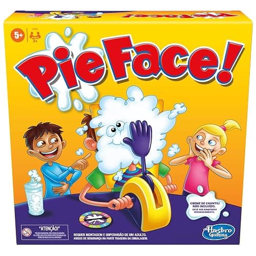 Hasbro Gaming Pie Face Game | Whipped Cream Family Board Game for Kids | Ages 5 and Up | for 2 or More Players | Funny Preschool Games | Kids Gifts - Image 1