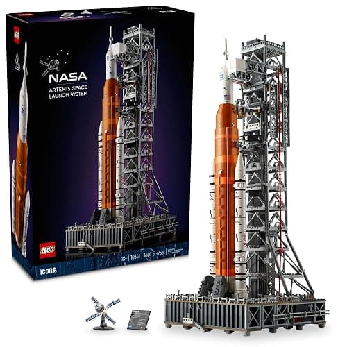 LEGO Icons NASA Artemis Space Launch System, Home and Office Décor, Space Gift for Adults, DIY Model Building Kit, Fun Project for Adults, Includes an Orion Capsule and Launch Tower, 10341 - Image 1