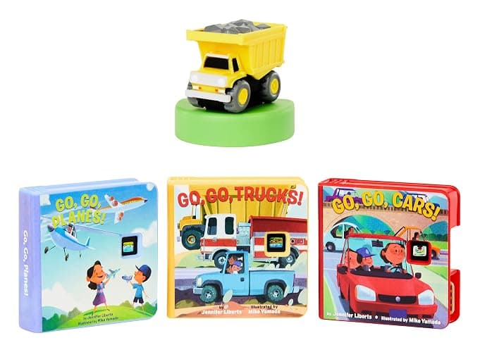 Little Tikes Story Dream Machine Go, Go, Vehicles Story Collection, Storytime, Books, Trucks, Random House, Audio Play Character, Gift and Toy for Toddlers and Kids Girls Boys Ages 3+ Years - Image 1