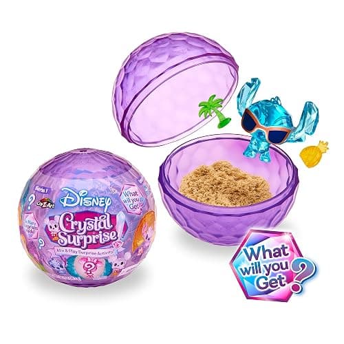 Cra-Z-Art Disney Crystal Surprise Series 1, Mini Collectible Crystal Figures with Activity Compound, Collectible Blind Bag Inspired Figures, Kids Toys for Ages 3 and Up - Image 1